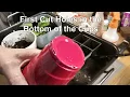 Transplant Garden Plants into Red Solo Cups upcycle Easy