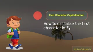 Python How to Capitalize First Letter of Every Word