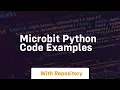 microbit python code examples