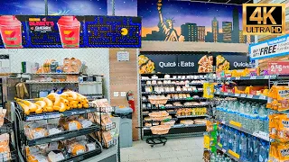 Amazing 7-ELEVEN in NEW YORK USA Pac-Man NYC Decor 4K