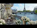 Download Lagu Elegant Morning Jazz on a Paris Balcony ☕ Relaxing Jazz Music \u0026 Gentle Bossa Nova for Focus, Calm