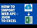 Import Web Data to Excel MS Excel Power Query