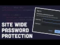 HTTP Basic Authentication - Password Restrict an Entire Site Nginx