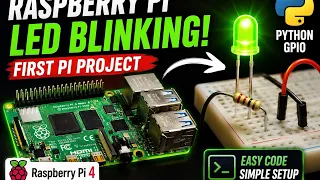 Blink LED with Raspberry Pi 4 Using Python Beginner Project MichaelReeves