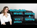 Language Arts Lesson Multisyllable Words How to Read and Spell Multisyllable Words HOMESCHOOLING