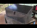 Making toolbox from 3mm checker plate
