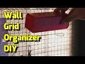 Wall Grid Organizer DIY Productivity setup Cheap Easy Useful