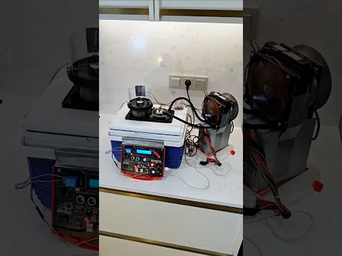 Evde buzdolabı yoktu, bir tane yapayım dedim