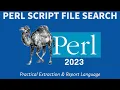 How To Write Perl Script To Search For Files Folders 2023