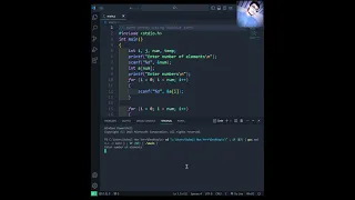 c program sort array using bubble sort c programming