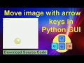 How to move image by arrow keys in tkinter GUI in Python
