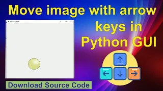 How to move image by arrow keys in tkinter GUI in Python