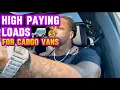 HOW TO GET HIGH PAYING LOADS FOR CARGO VANS AND BOX TRUCKS 3K to 5K A Week