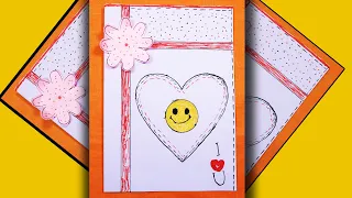 How to make Love Card / Easy to make / Miniature craft / Paper craft / school project / School Craft