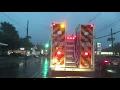 West Trenton Rescue 33 Engine 33 Returning To Quarters