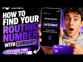 How to find your routing number with Current