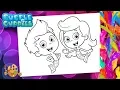 Coloring Bubble Guppies Gill and Molly Coloring pages Coloring book