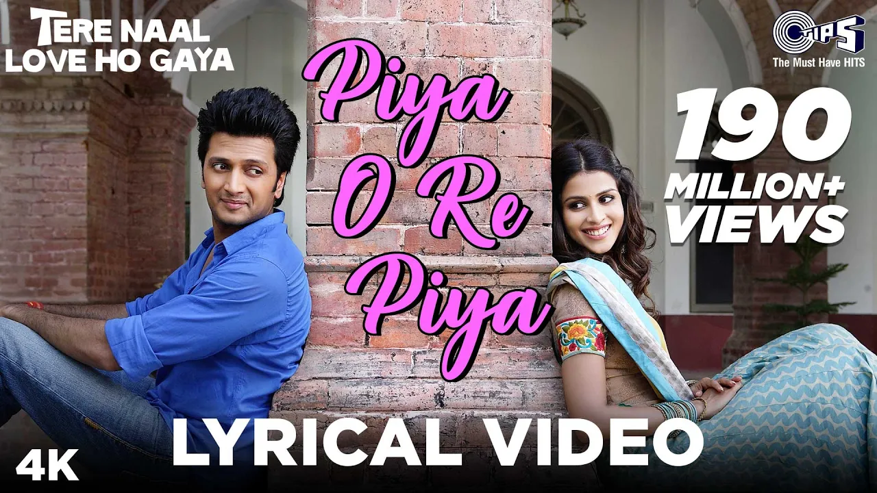 Piya O Re Piya Lyrical - Tere Naal Love Ho Gaya | Riteish Deshmukh, Genelia | Atif Aslam, Shreya