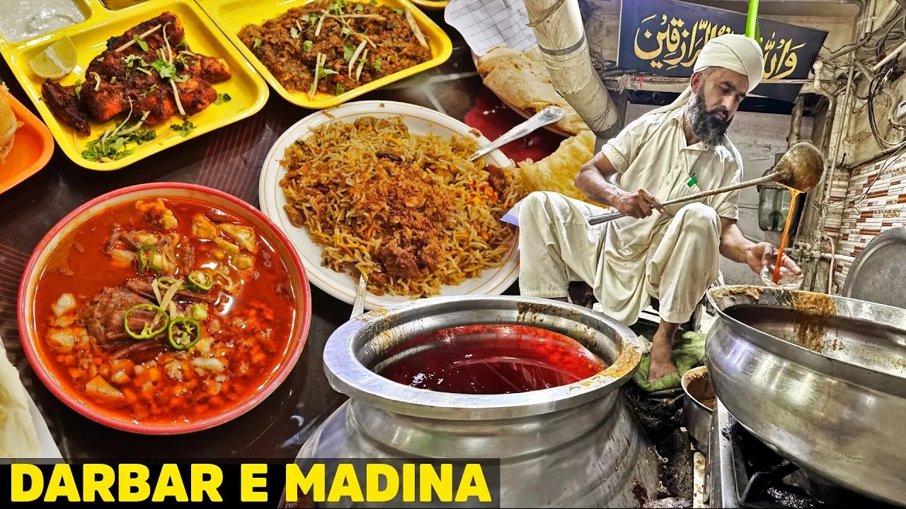 Nihari se Pulao tak, Biryani se BBQ tak   Darbar e Madina pe mile ga Sab Kuch   Street Food Pakistan