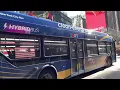 NEW YORK CITY BUS ROUTE M7 PASSING THROUGH TIMES SQUARE NEW YORK CITY