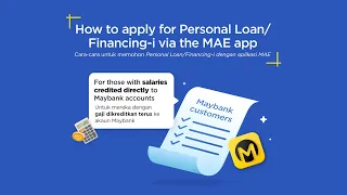 Personal Financing How to apply via the MAE app for Maybank payroll customers