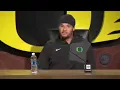 Oregon Football Dan Lanning Dante Moore Matayo Uiagalelei speak to media