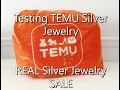 Is TEMU SELLING FAKE 925 Silver Jewelry REAL 925 SILVER JEWELRY SALE