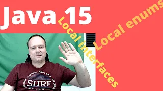 Java 15 local enums and local interfaces