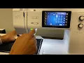 bernette b77 b79 free-motion quilting setup