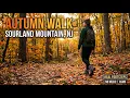 Autumn Evening Walk in New Jersey Sourland Mountain Nature Walk ASMR Footsteps Sound