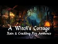Lagu Relaxing Witchy Ambience - ASMR Crackling Fire, Rain \u0026 Potion Making for Stress Relief, Work, Study