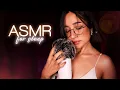Lagu ASMR | Fluffy Mic Brushing, Mouth Sounds \u0026 Close Whispers 💖 (1 Hour w/ black screen)