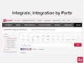Integrals Integration By Parts