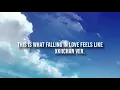 Download Lagu JVKE - this is what falling in love feels like (ft. Kiichan Ch.) Lyrics video.