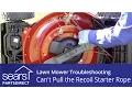 How to Fix a Lawn Mower that Won t Start Can t Pull the Recoil Starter Rope