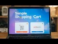 Simple Shopping Cart using React JS useReducer Hook Beginner Friendly Project