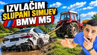 IZVLAČIM SIMIJEV NOVI SLUPANI BMW SA IMT-om! *Otpad kod Igija*