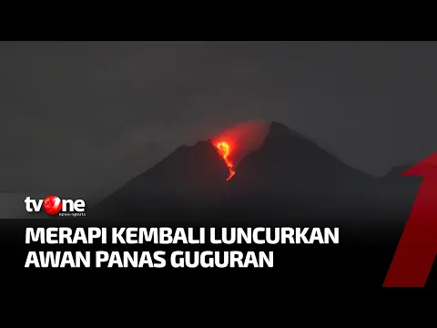 Luncuran Awan Panas Guguran Merapi Sejauh 5.000 Meter Ke Arah Tenggara