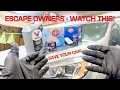 Ford Escape Tune-Up Oil Change Filter Replacement Guide 2013-2019