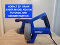 DIY Unclog Drain and Clean Kobalt KDA100 Drain Auger Tutorial