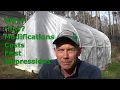 Outsunny Greenhouse review - under 200 including our modifications