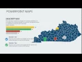 PowerPoint maps of Kentucky with Counties