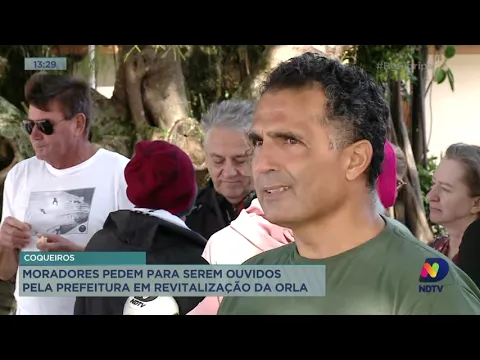 Moradores de Coqueiros pedem para serem ouvidos pela prefeitura sobre revitalização da orla
