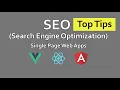 SEO for Single Page Web Apps - React