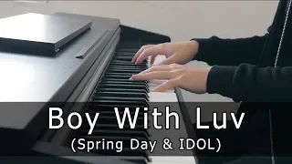 Download BTS - Boy With Luv [Spring Day \u0026 IDOL] | Piano Cover by Riyandi Kusuma MP3