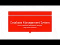 Lecture 2 part 2 DDL Alter Query Drop constraints
