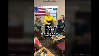 student smashes her teachers phone full video 