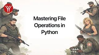 Mastering File Operations in Python