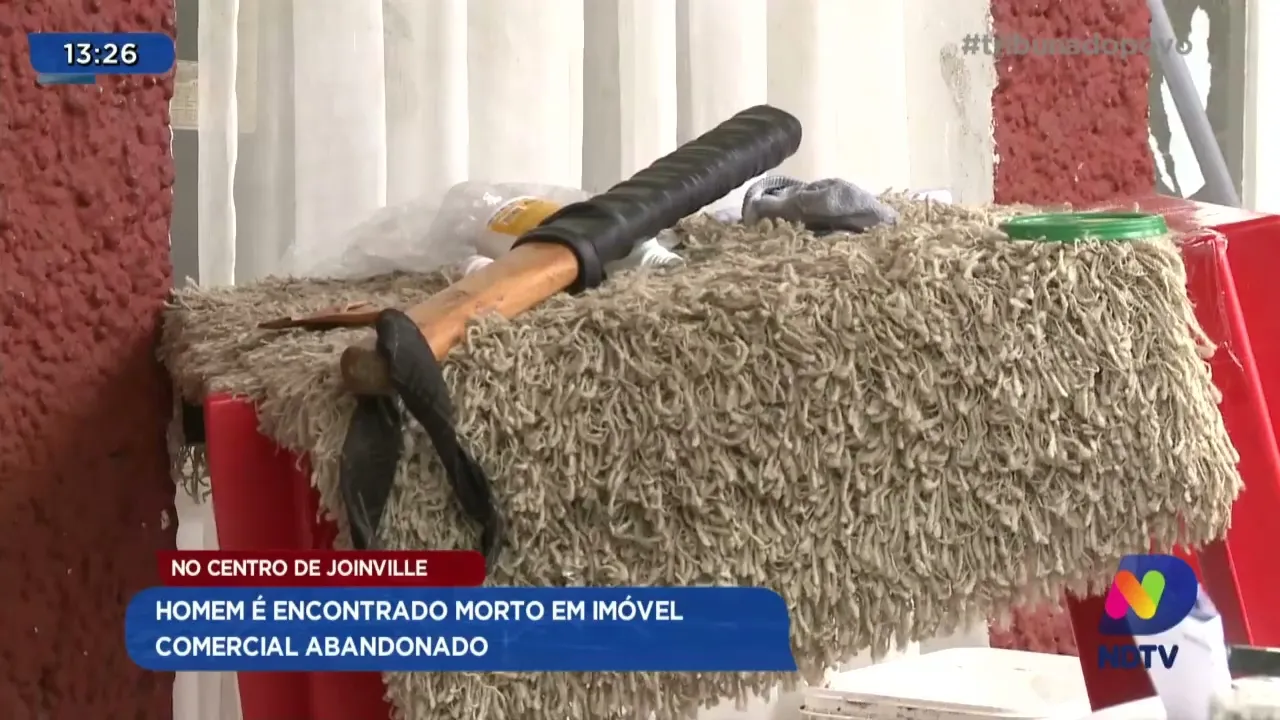 No centro de Joinville homem é encontrado morto em imóvel comercial abandonado