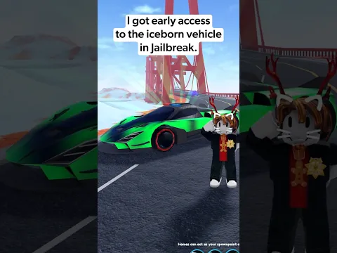 How Fast is the NEW ICEBORN CAR in Roblox Jailbreak?